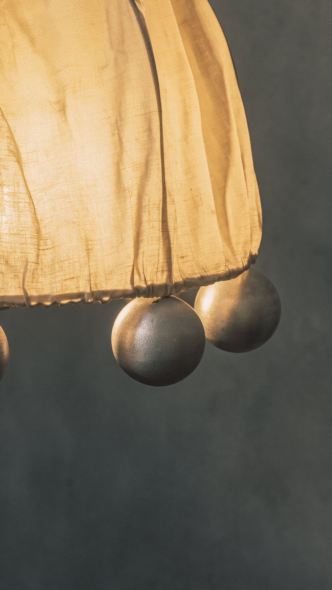 ALTER Pendant Light | Aluminium Beeswax Linen