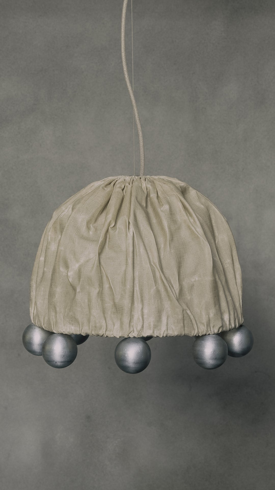 ALTER Pendant Light | Aluminium Beeswax Linen
